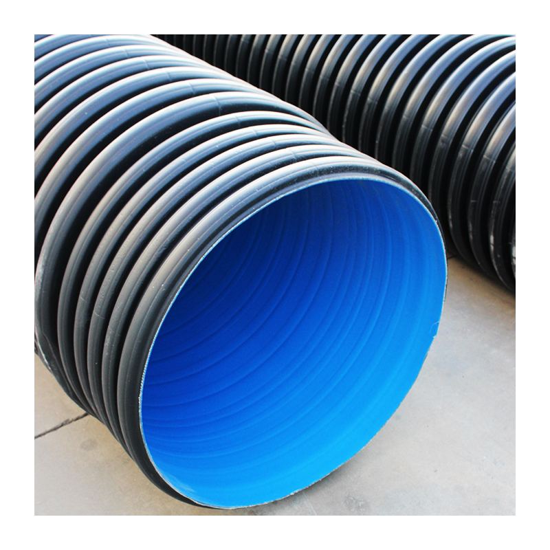 HDPE double wall corrugated pipe