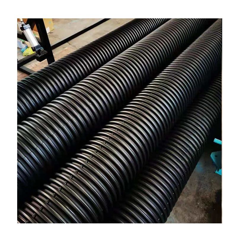 HDPE double wall corrugated pipe