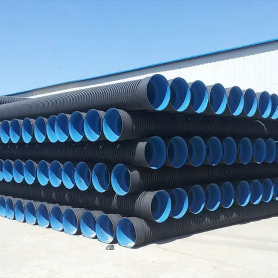 HDPE Double Wall Corrugated Pipe in an African Municipal Drainage Project