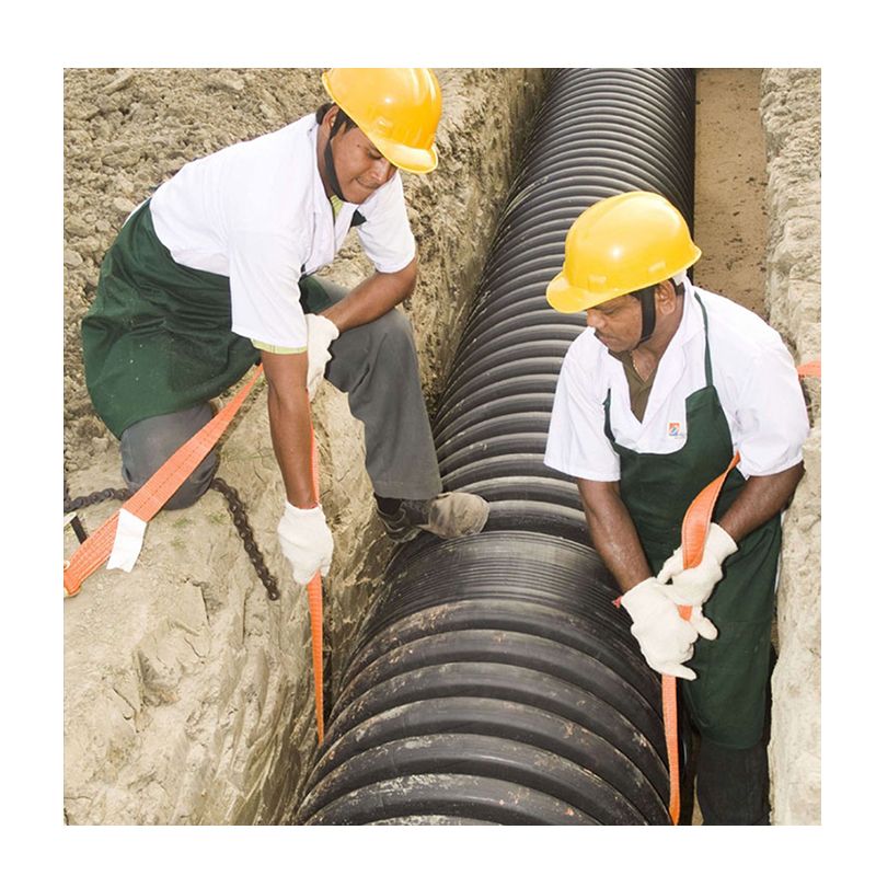 This case demonstrates that HDPE double wall corrugated pipes provide strong ada